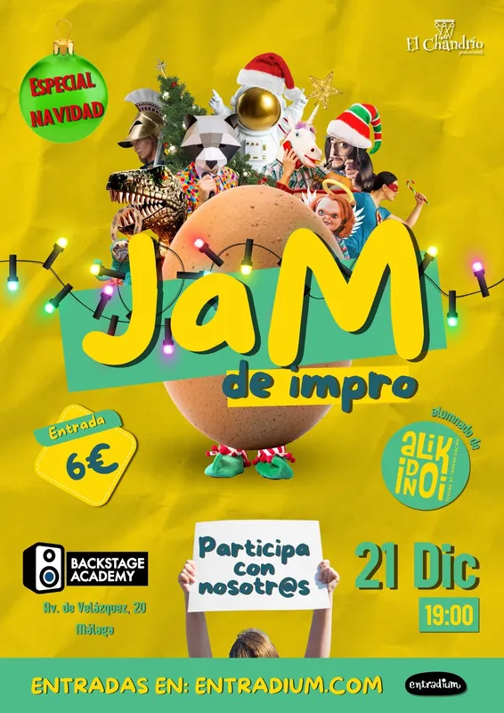 jam de impro en malaga en diciembre