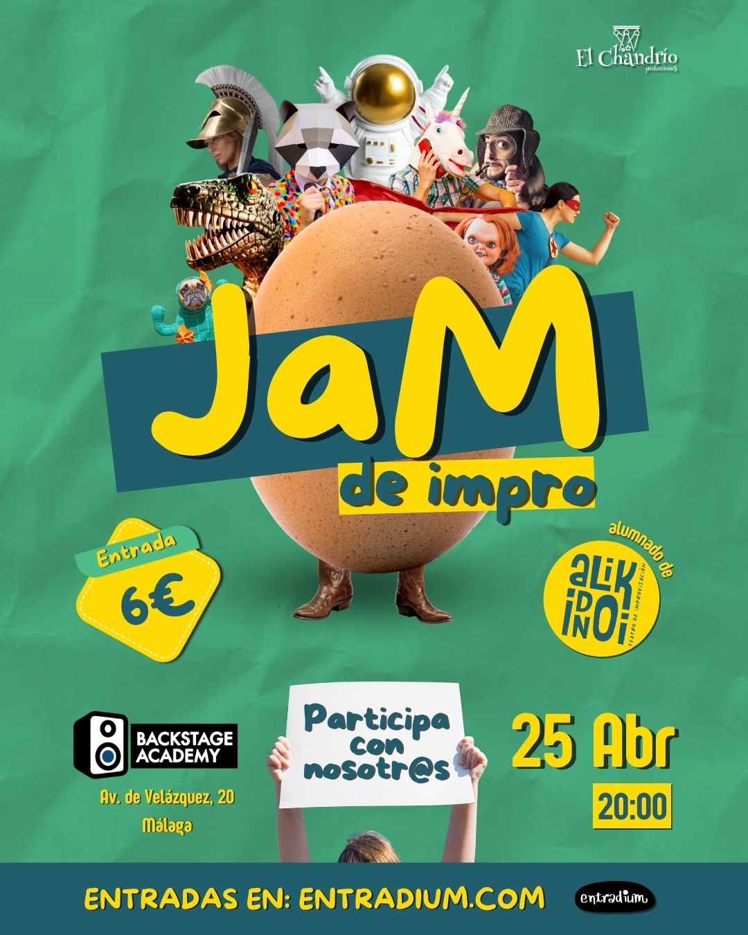 jam de impro en abril malaga